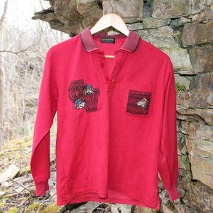 Gianni Valentino L/S Polo "Dawgs"